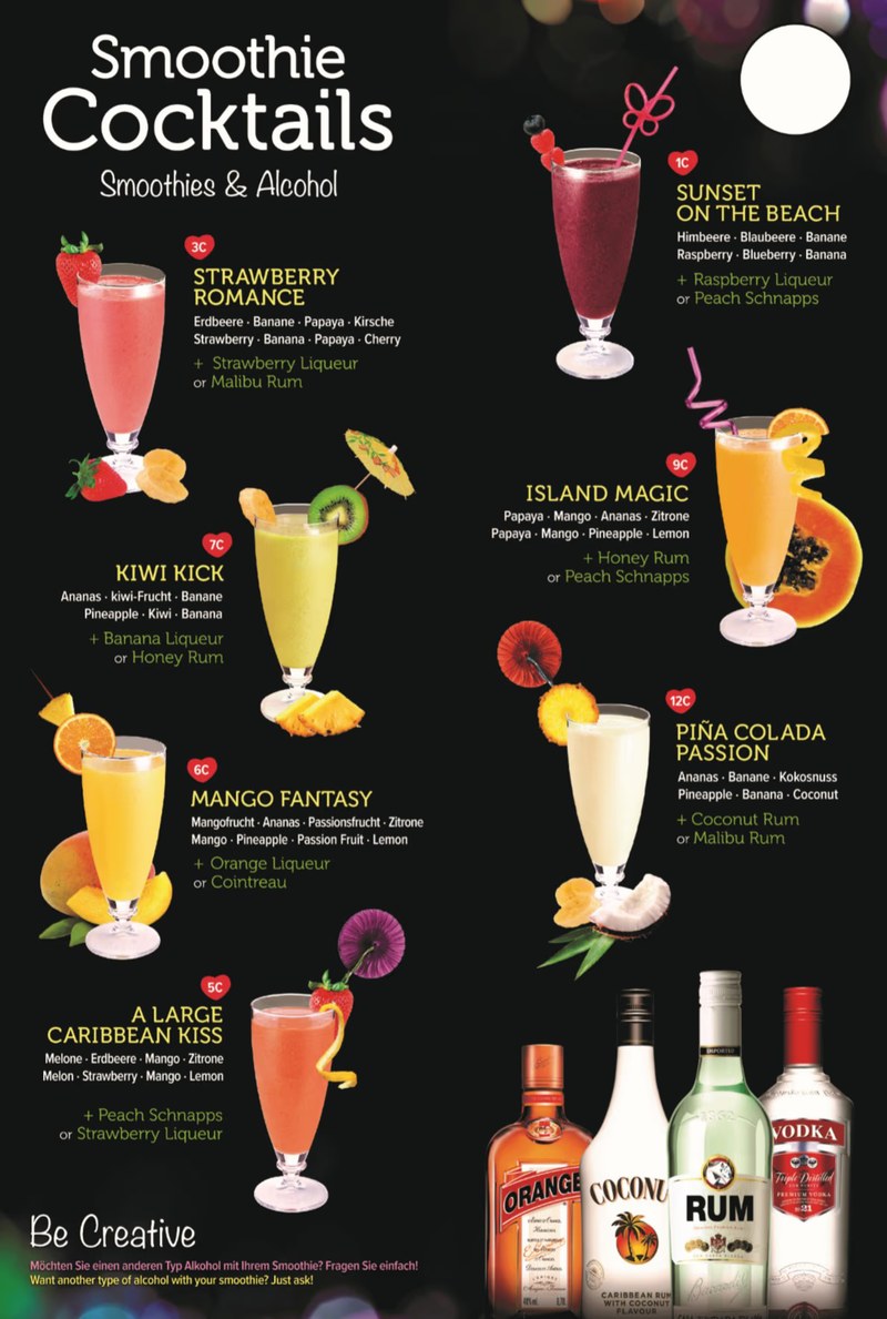 Smoothie Cocktails – alle Variationen