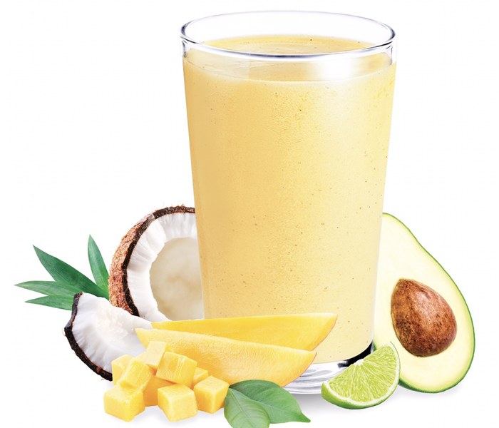 Frisch gemixter Smoothie