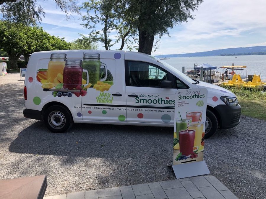 Smoothie Time Kühlfahrzeug am Bodensee